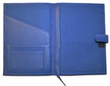 Blue Blank Journal Open View