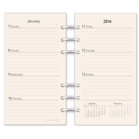 ivory 6 hole preference collection organizer