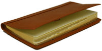 Tan Leather Telephone and Address Book